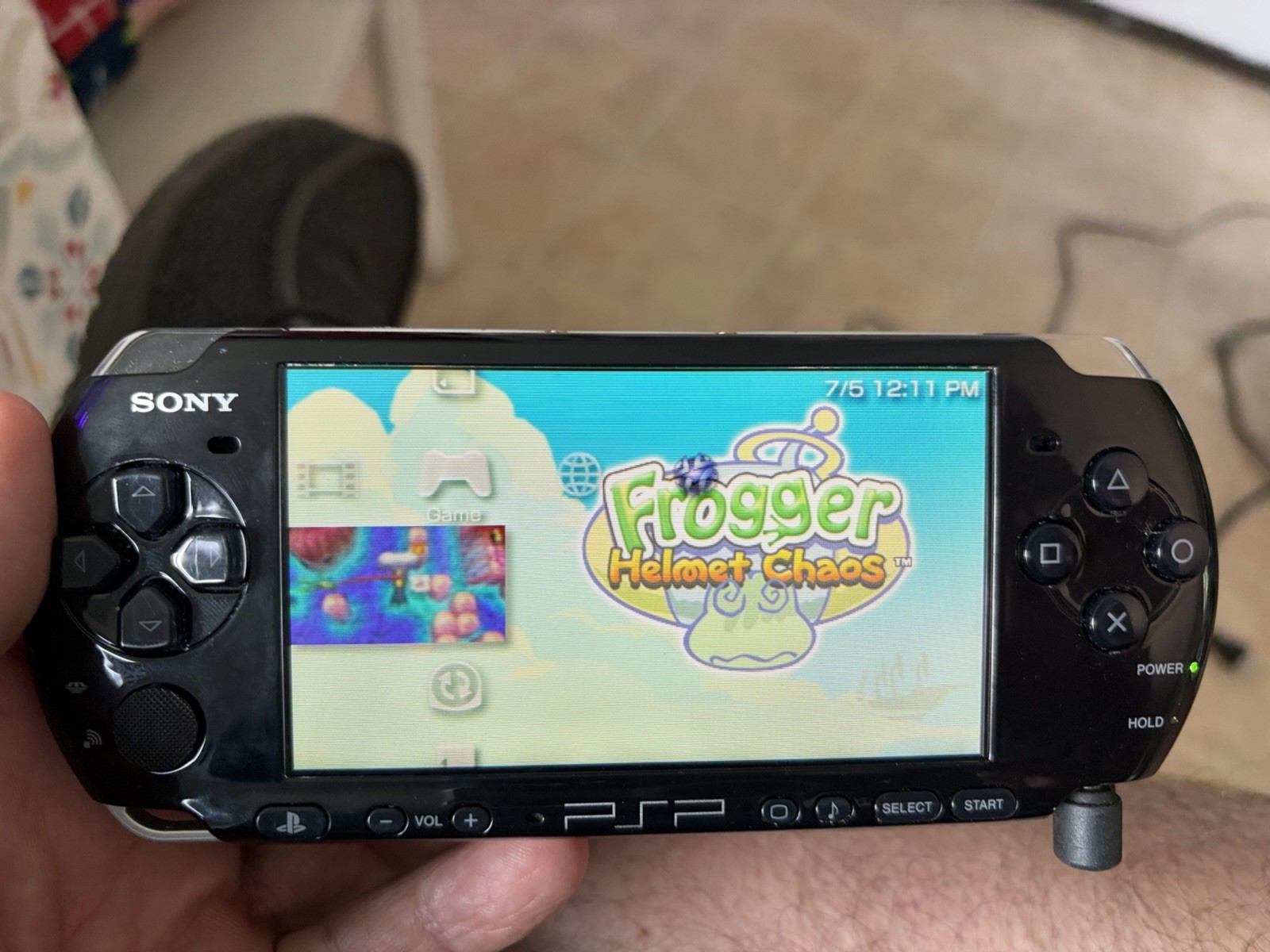 Sony PSP-3001 Handheld Console W/ Charger – NO BATTERY! TESTED with 8 Games