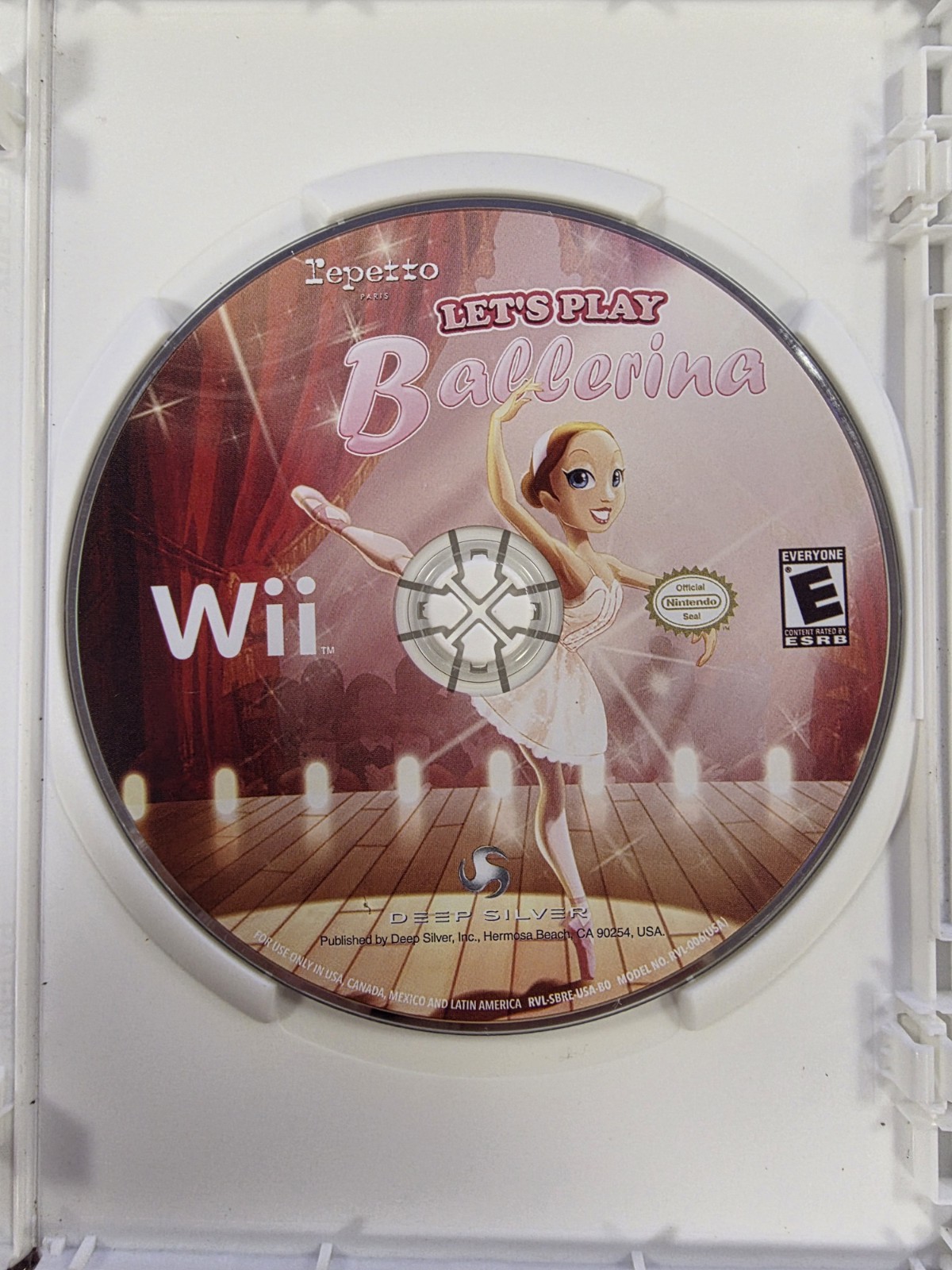 Let’s Play Ballerina Nintendo Wii, 2010 Tested And Working
