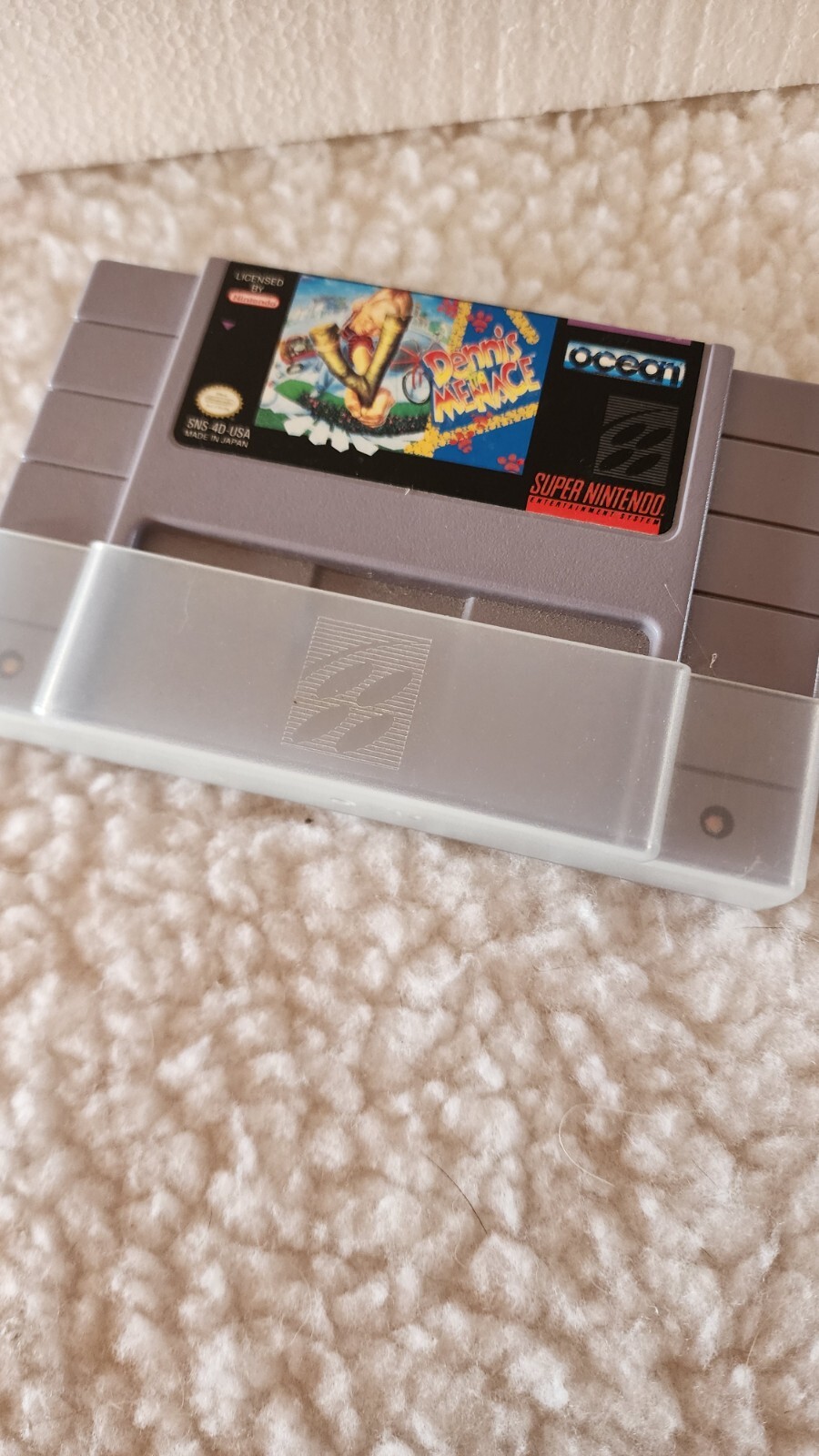 Dennis the Menace – Authentic Super Nintendo Game SNES – Untested
