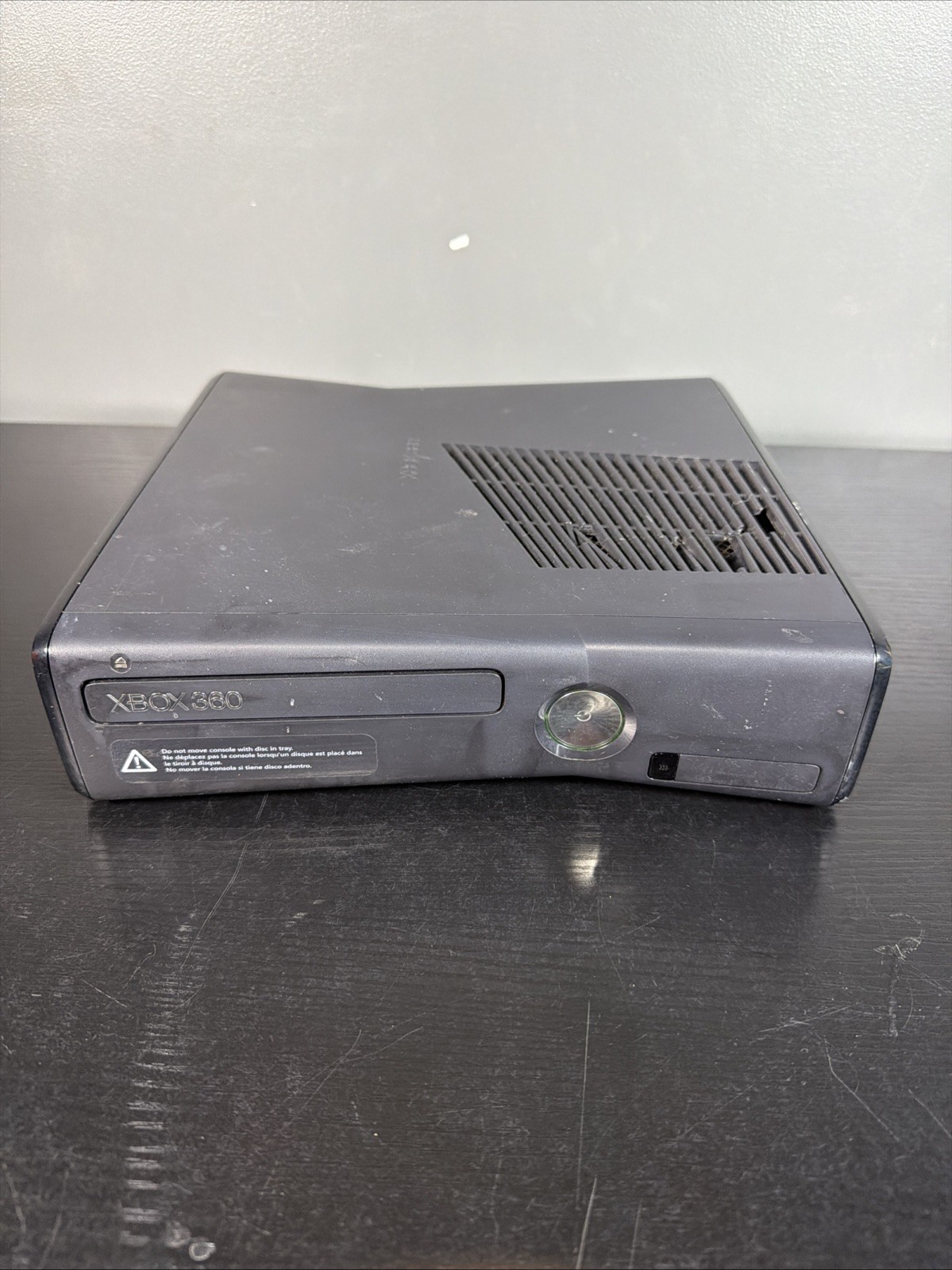 Microsoft Xbox 360 S Console Only 250GB Matte Black Model 1429 Tested Read