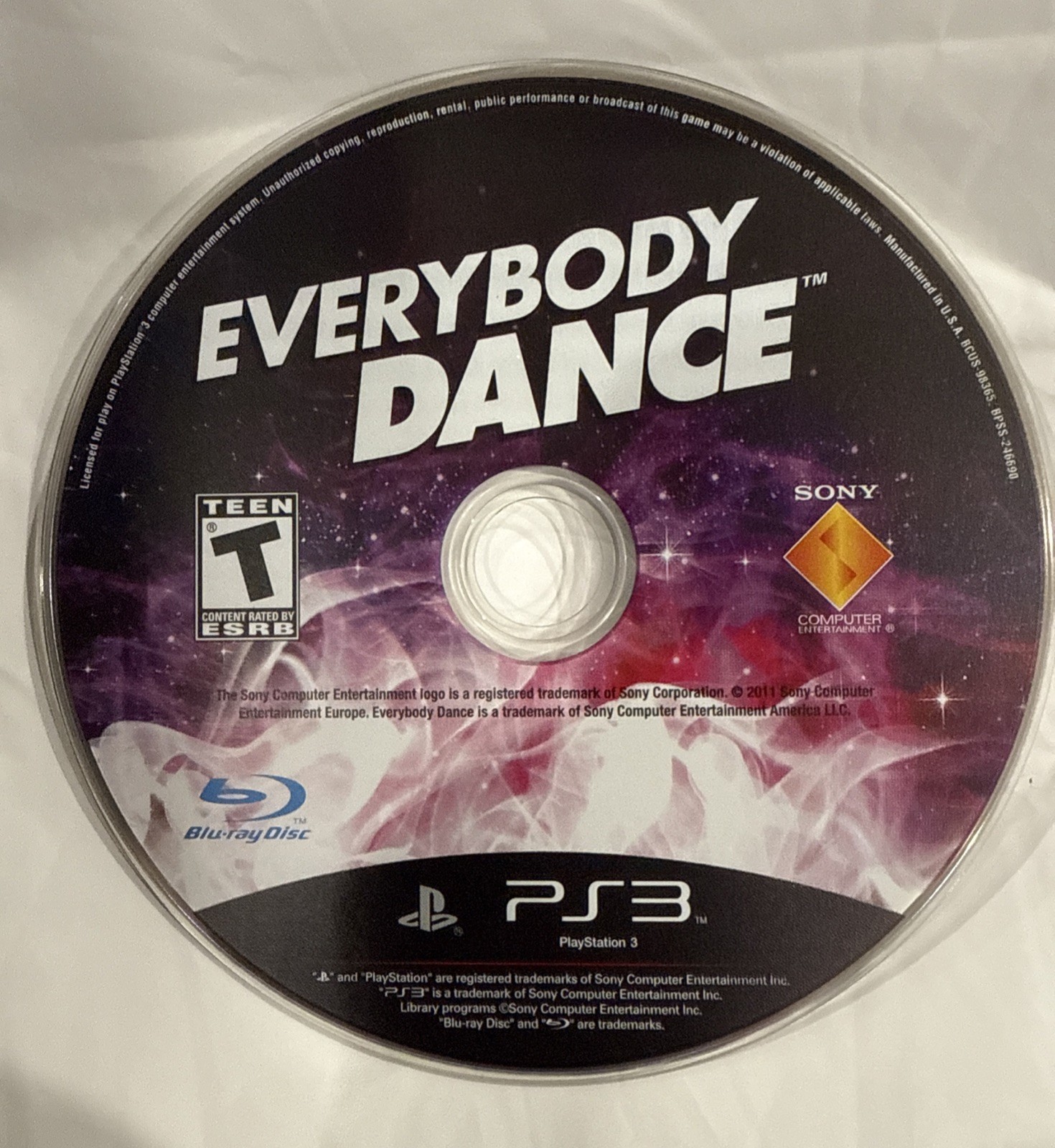 Everybody Dance – Playstation 3 Game Disc Only No Tracking Free Shipping