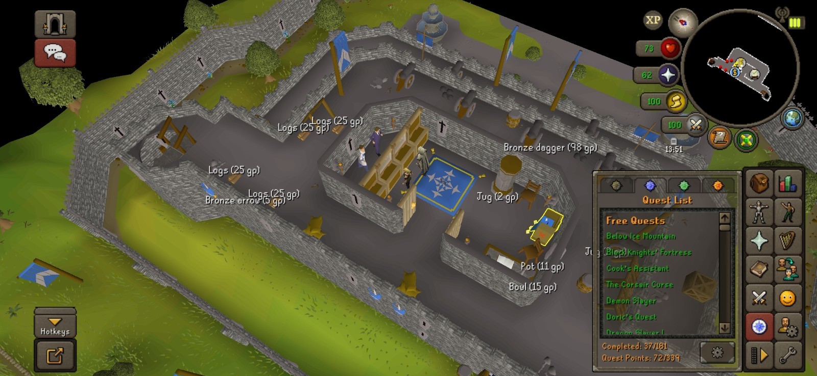 Jagex Old School RuneScape Mobile MMORPG RuneScape Series Online Multiplayer