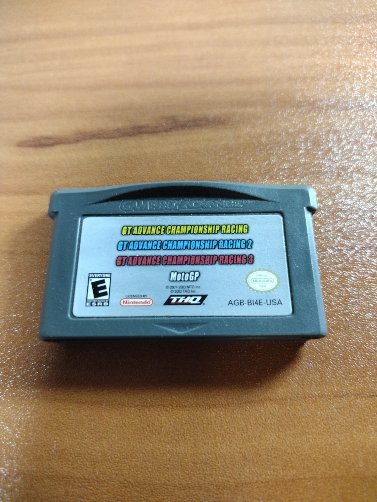 Nintendo GBA 4-in-1 GT Advance Championship Racing 1, 2, 3, Moto GP -Cart Only-