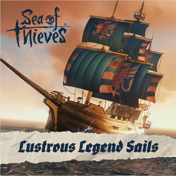 Sea of Thieves – Lustrous Legend Sails + 150 Coins – XBOX/PC Code – Global