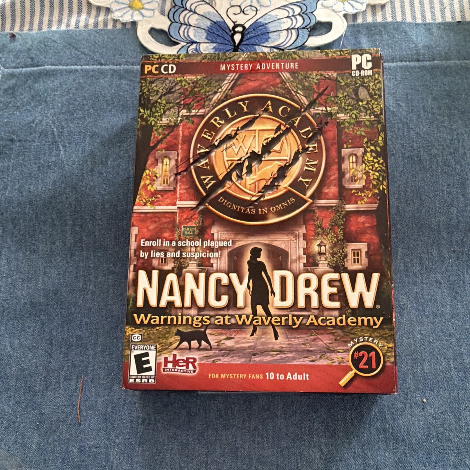 Her Interactive Nancy Drew: Warnings at Waverly Academy PC Mystery Game (2009) E