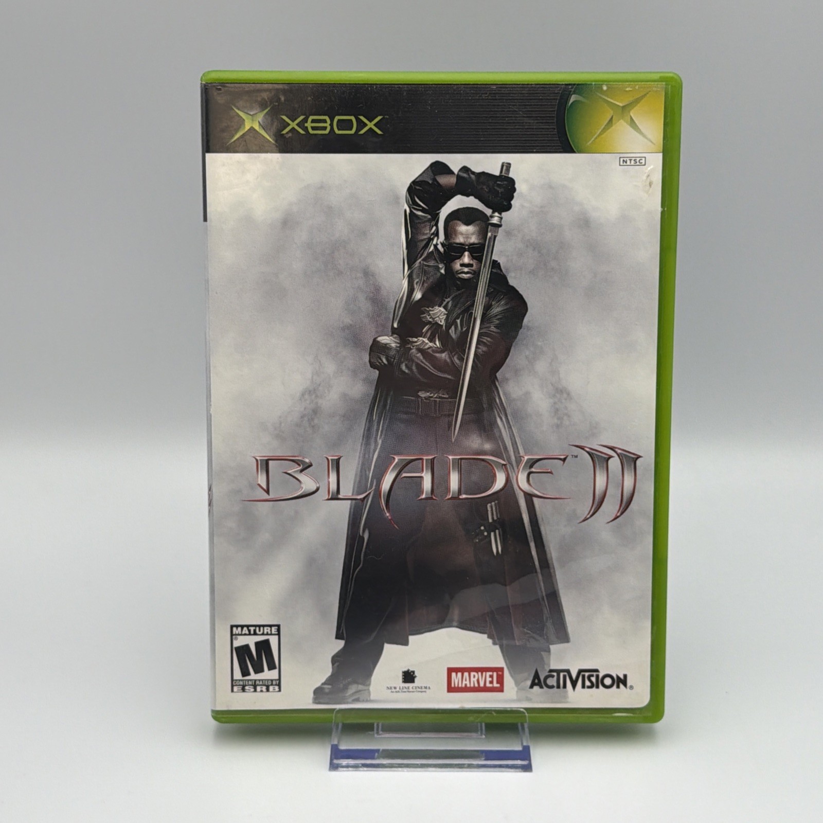 Blade II (Microsoft Xbox, 2002) CIB Complete w/Manual & Reg Card, Tested & Works