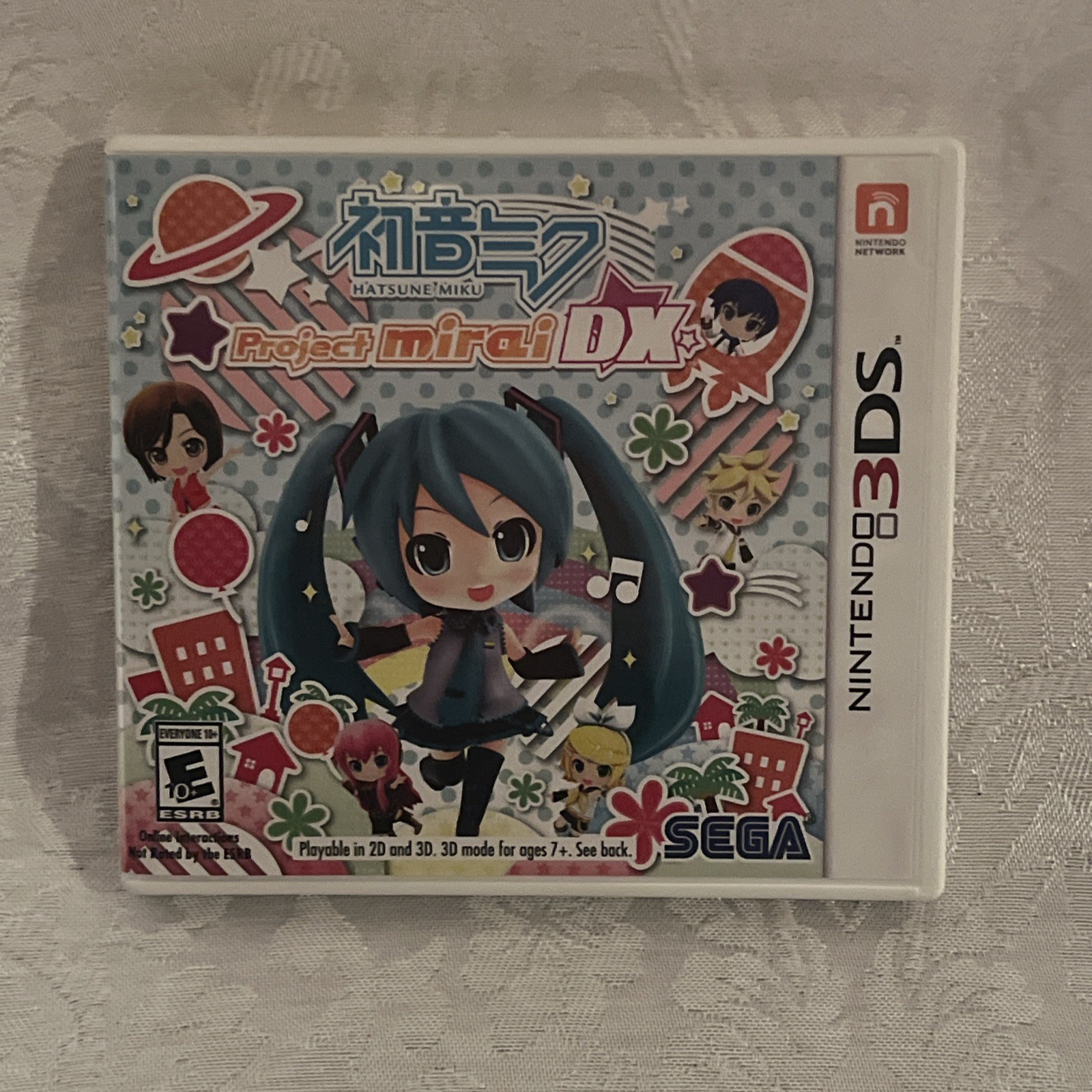Hatsune Miku: Project Mirai DX (Nintendo 3DS) With Case, UNopened Cards & Manual
