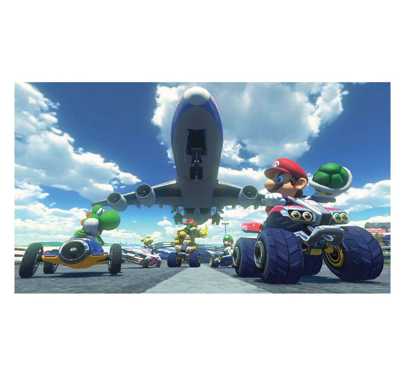 Nintendo Wii U Console 32GB Mario Kart 8 Deluxe BUNDLE SET Game System WiiU