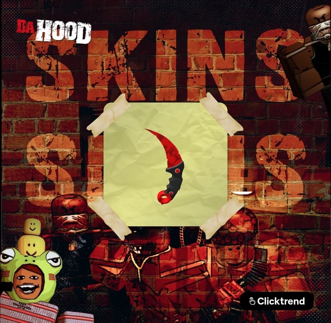 cheap da hood skins (most high values)