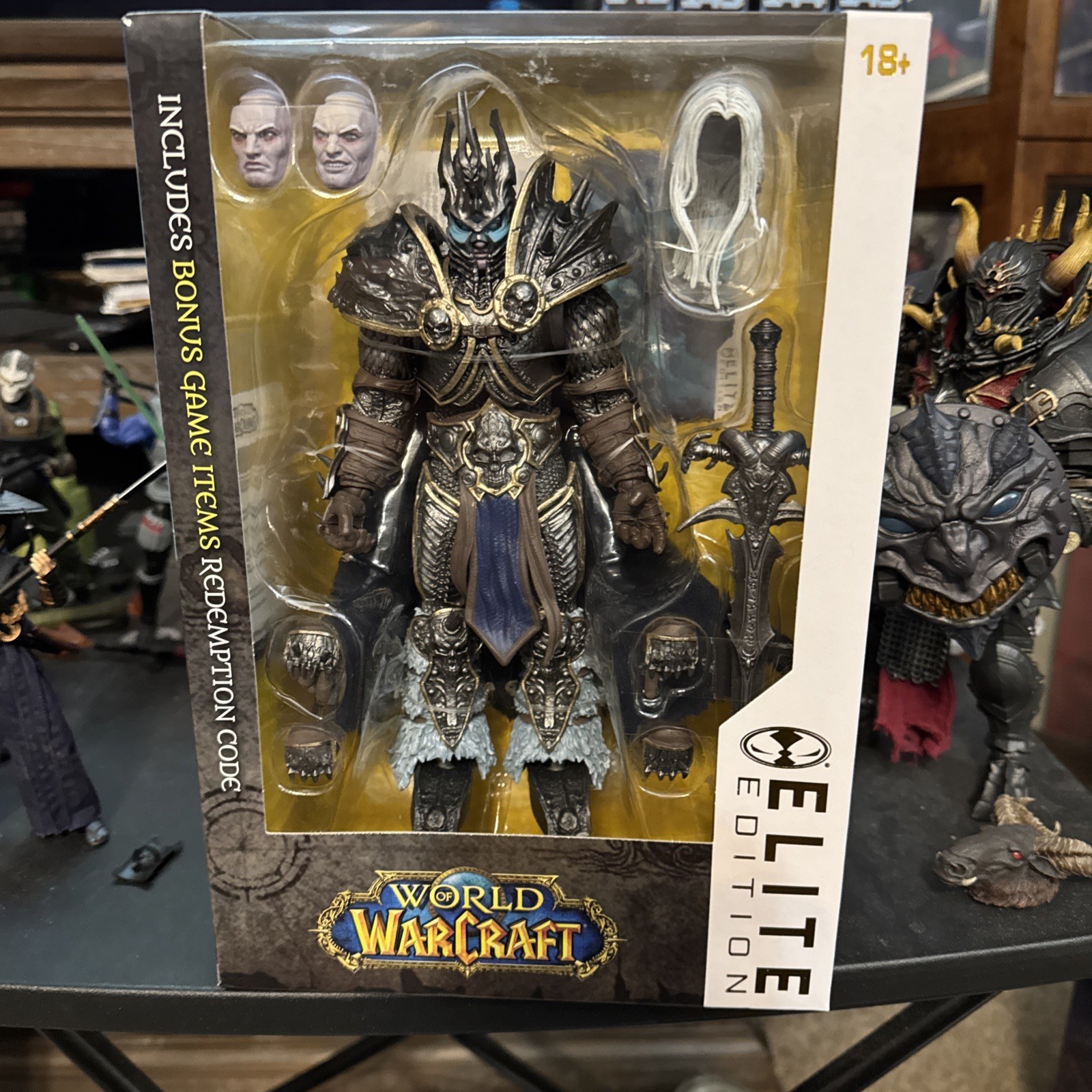McFarlane The Lich King Elite Edition World of Warcraft Figure New In Hand