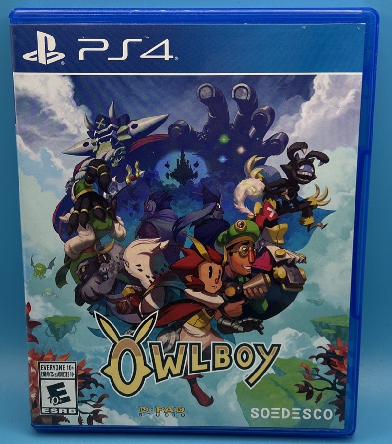 Owlboy Standard Edition for Playstation 4 Complete With Case Tested