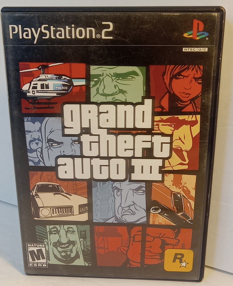 2001 PlayStation 2 Grand Theft Auto III (Sony, Rock Star) Complete, Tested