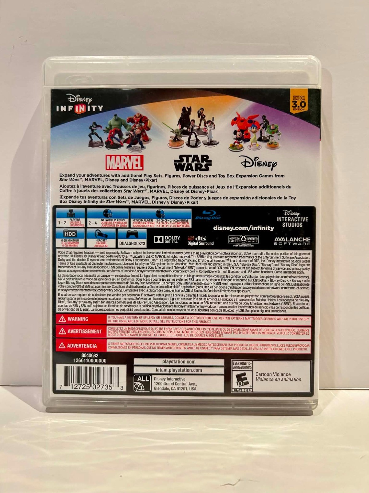 Disney Infinity 3.0 Edition PlayStation 3 CIB Tested & Working