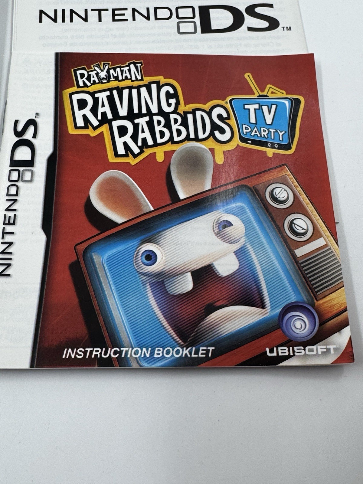 Rayman Raving Rabbids TV Party (Nintendo DS, 2008) CIB Complete w/ Manual Tested