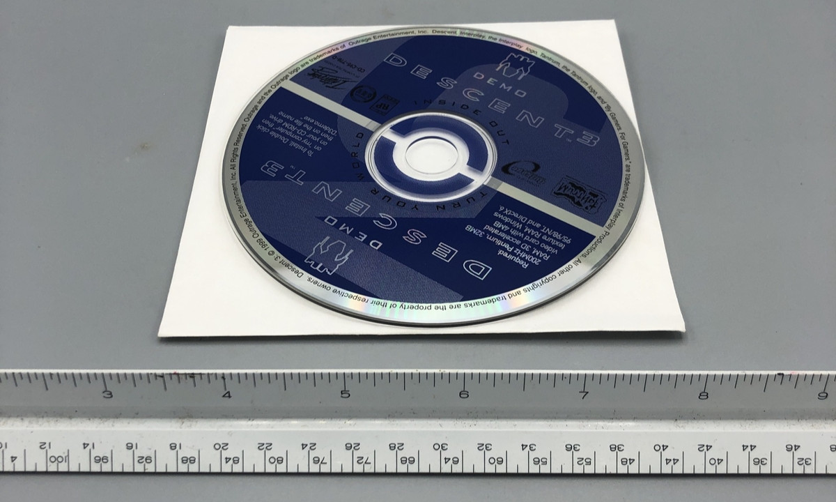 Demo Descent 3 CD Rom Clean