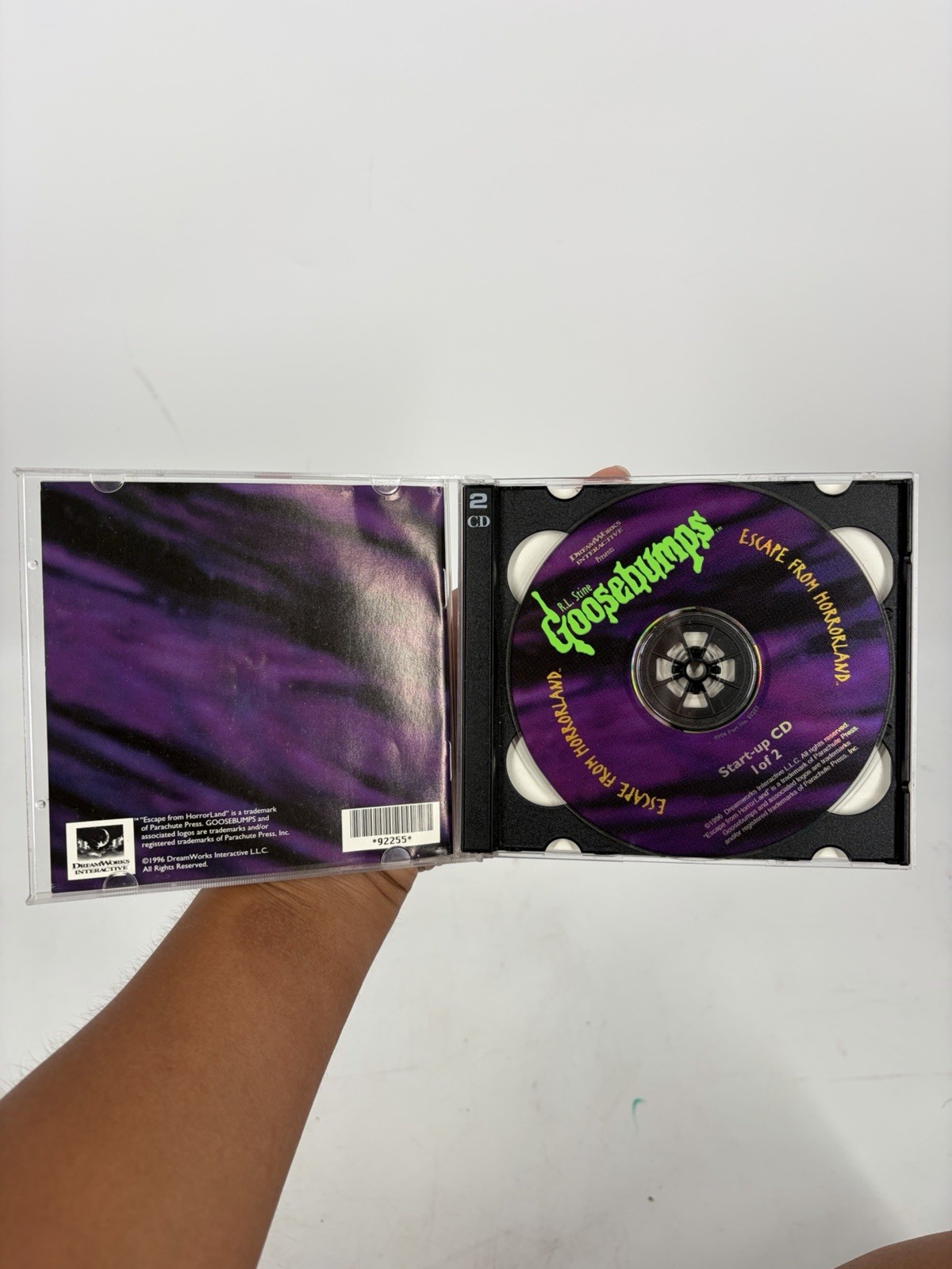 Goosebumps Escape from Horrorland PC 2 CD RL Stine 1996 DreamWorks Win 95