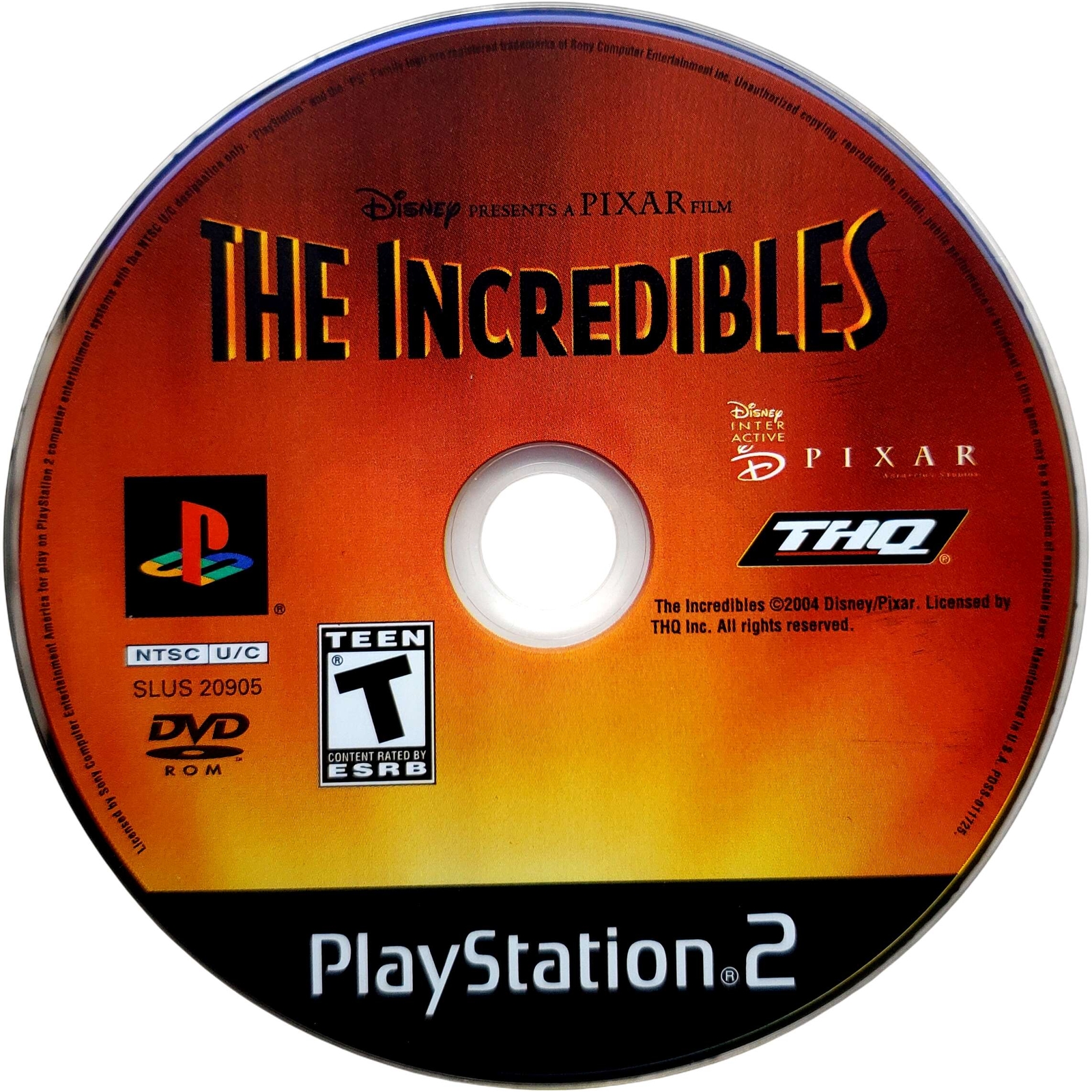 The Incredibles – Sony Playstation 2 Pristine Tested Authentic