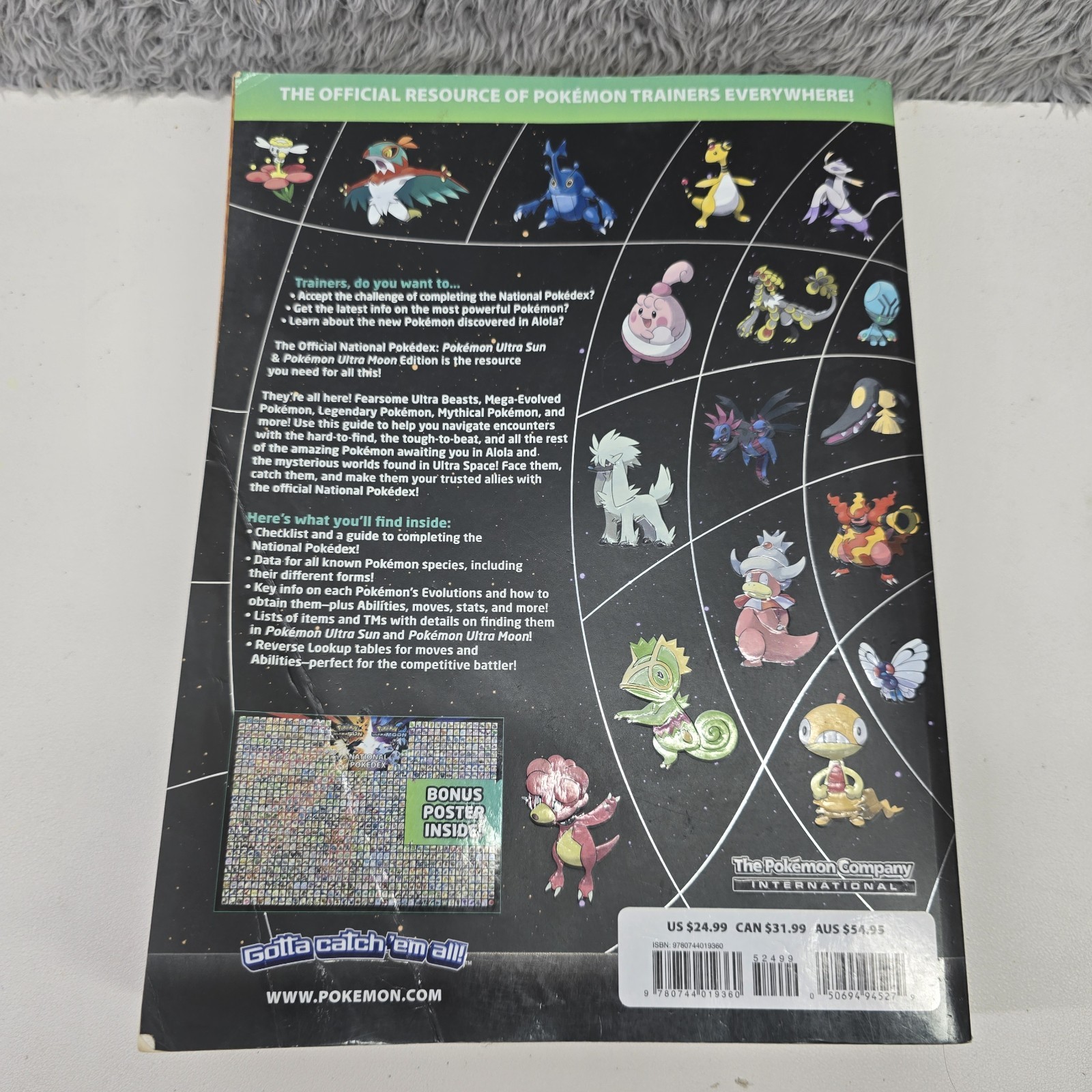 Pokémon Ultra Sun & Pokémon Ultra Moon Edition: The Official National Pokédex