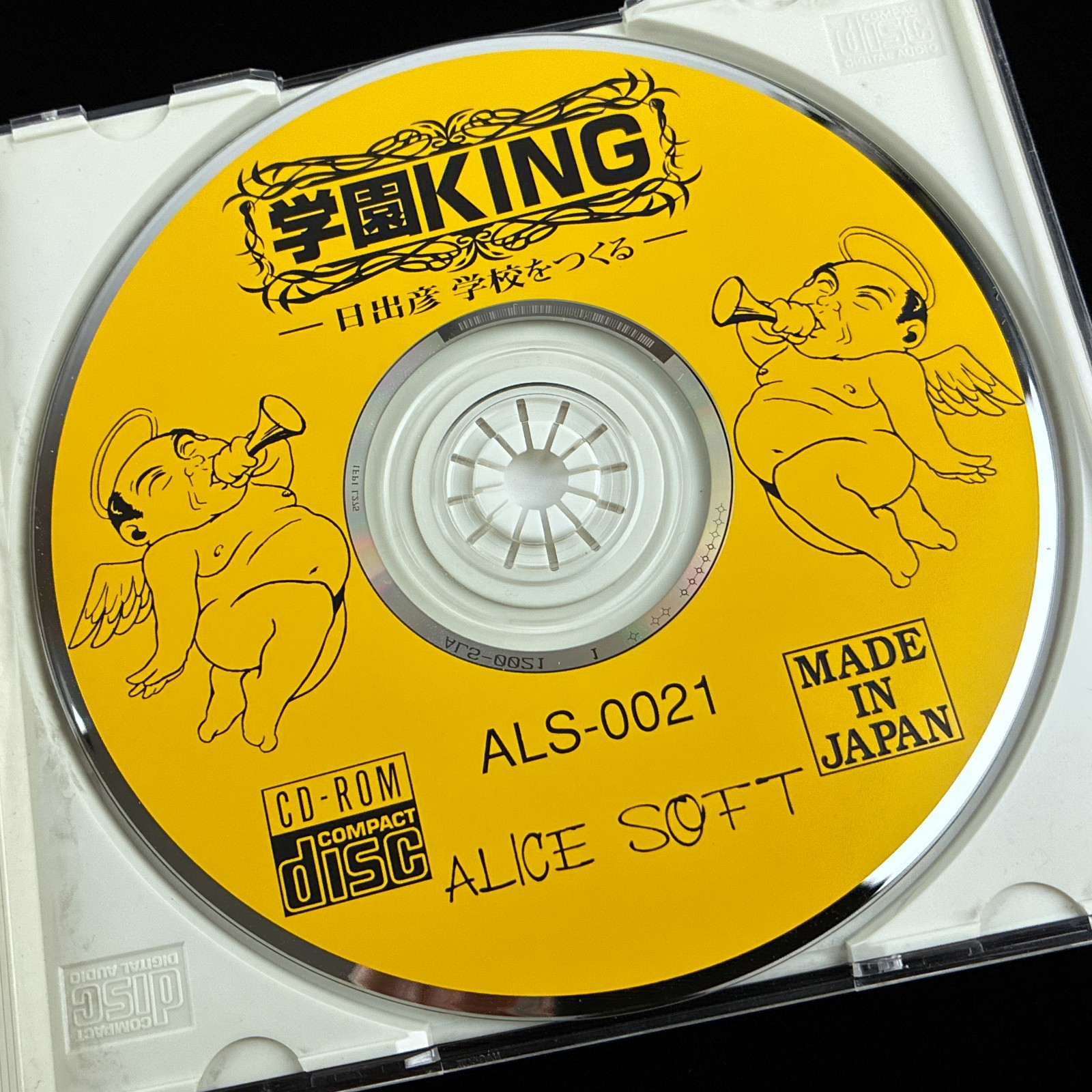 1997 ALICESOFT Gakuen KING Hidehiko PC-9801 FM Towns CD-ROM VN Visual Novel Game