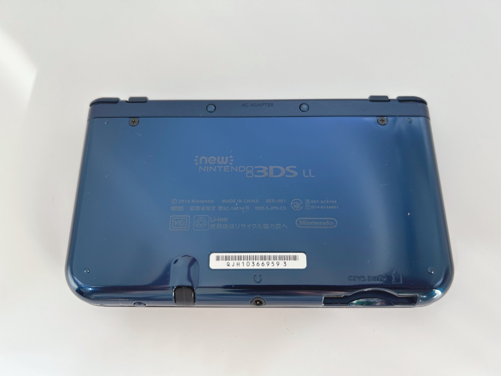 [Top IPS A-rank] New Nintendo 3DS LL console Metallic Blue with Charger/Stylus