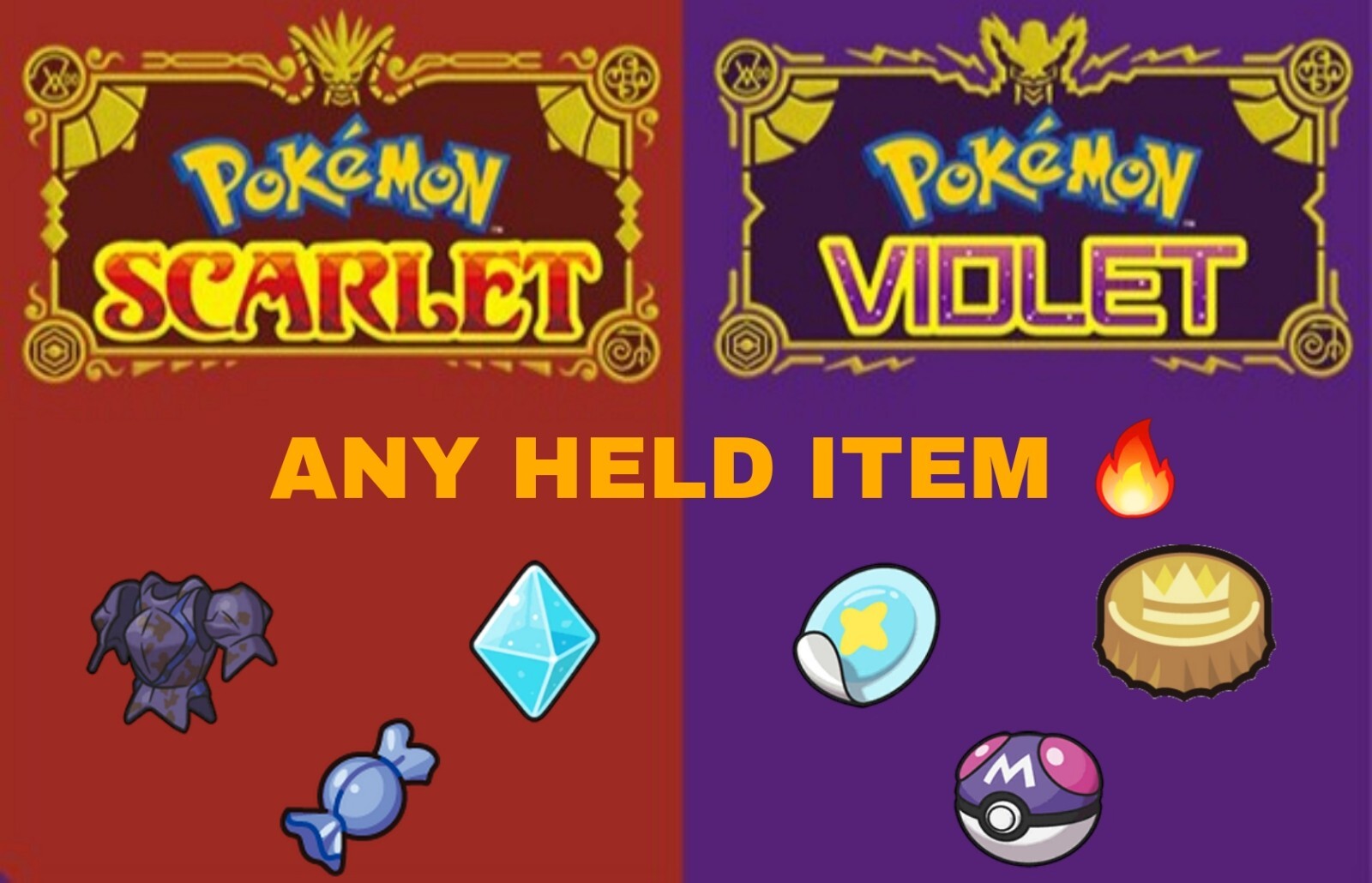 🔥Pick Any Held Item🔥 | Pokemon Scarlet & Violet | Fast Delivery ⚡️⚡️