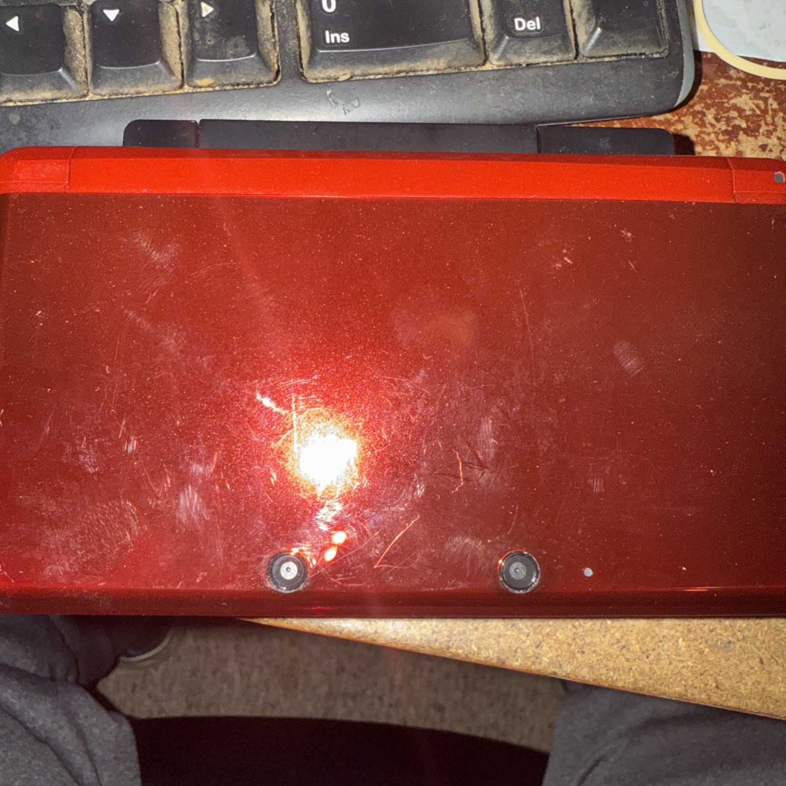 Nintendo 3DS – Flame Red Tested Works Great