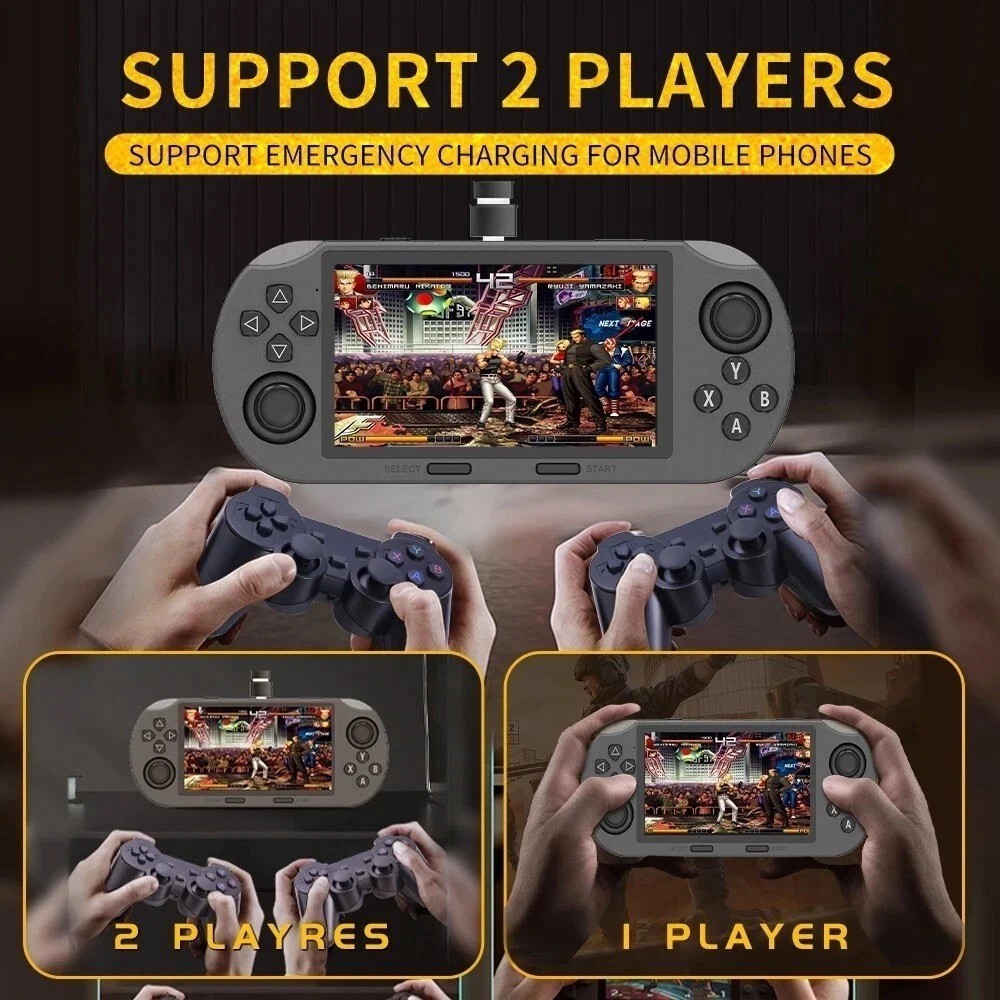 SF3000 Retro Game Handheld Console IPS Player Emulator 4.5 Inch With 20000 Games