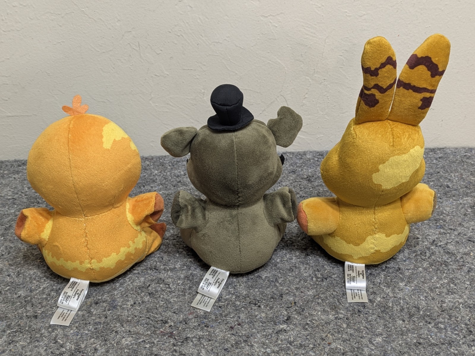 Five Nights At Freddy’s Lot of 3 Halloween Plush Jack O Bonnie Chica FNAF 2021