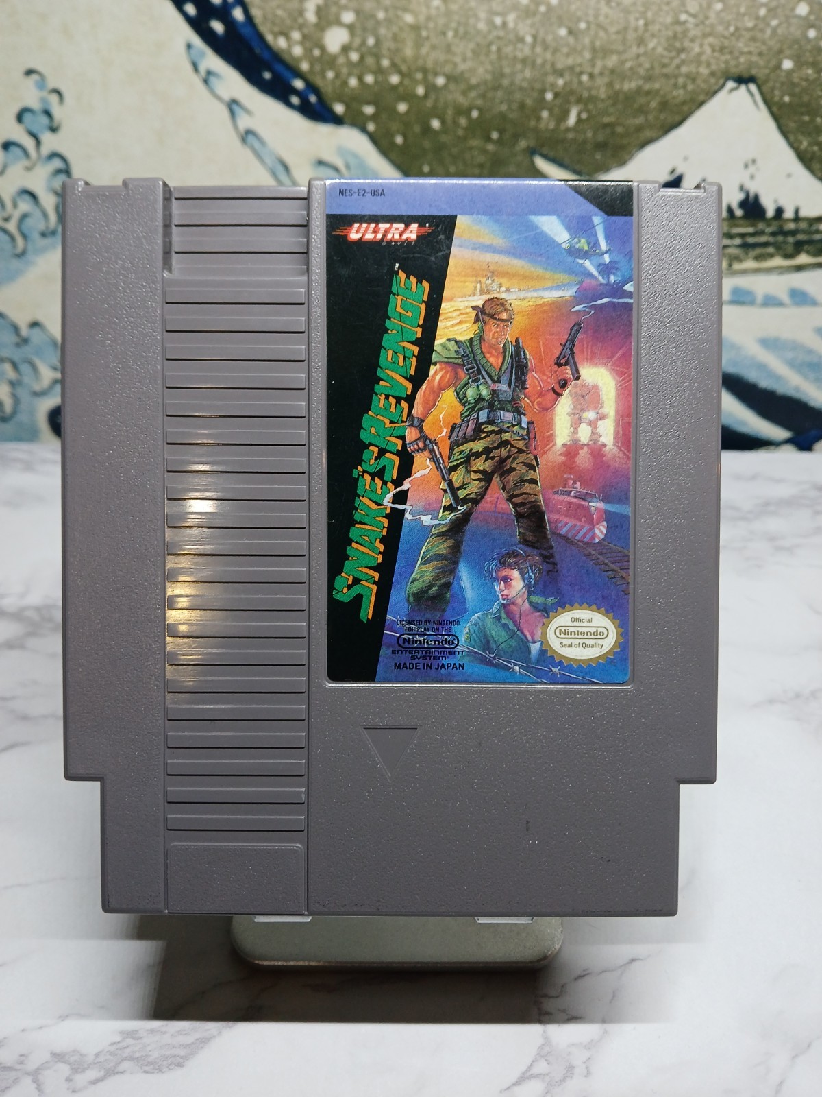 NES Snake’s Revenge, 1990, Tested, Game Manual and Sleeve Authentic