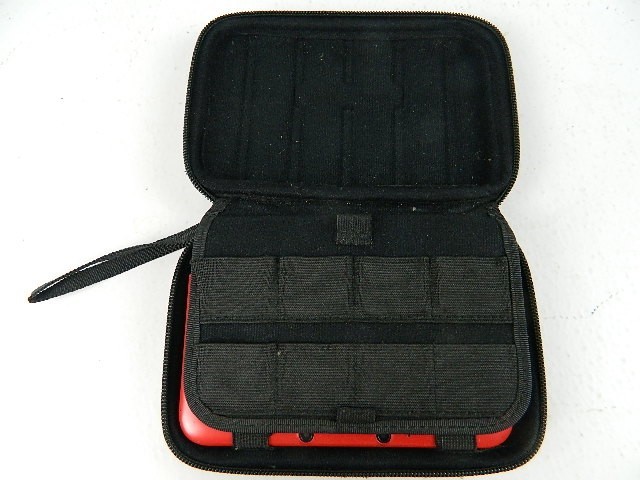 Nintendo 3DS XL Handheld Console System RED-001 w/Charger, 4GB Mem. Card, Case