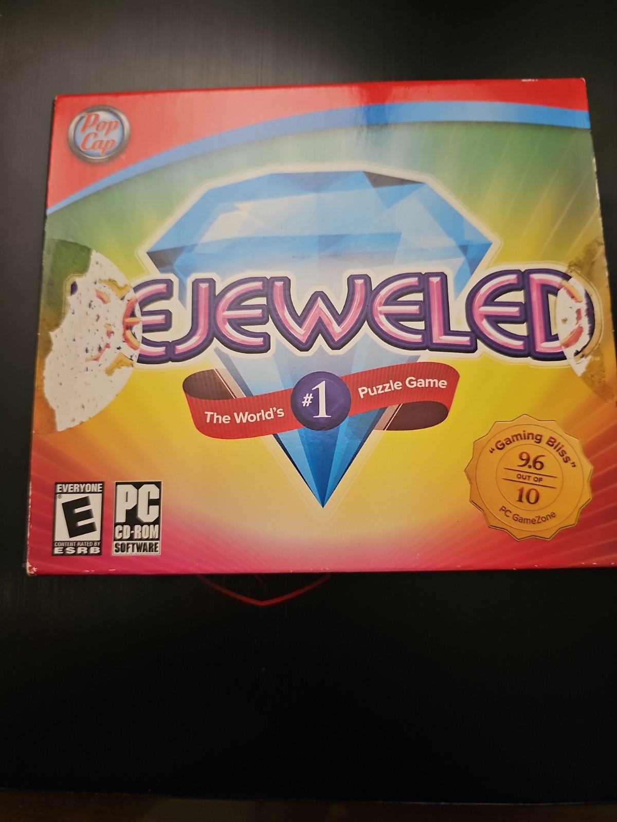 Bejeweled Pc Cd-Rom Video Game E-Everyone Pop Cap