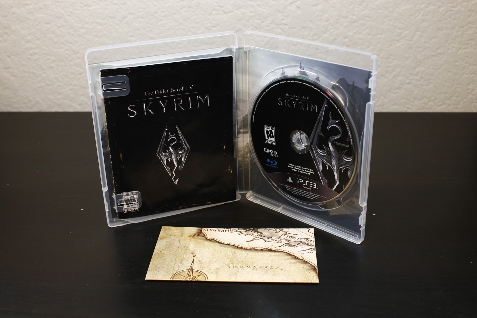 PlayStation 3 Oblivion & Skyrim Lot Game CIB Mint Disc Map Included Clean Tested