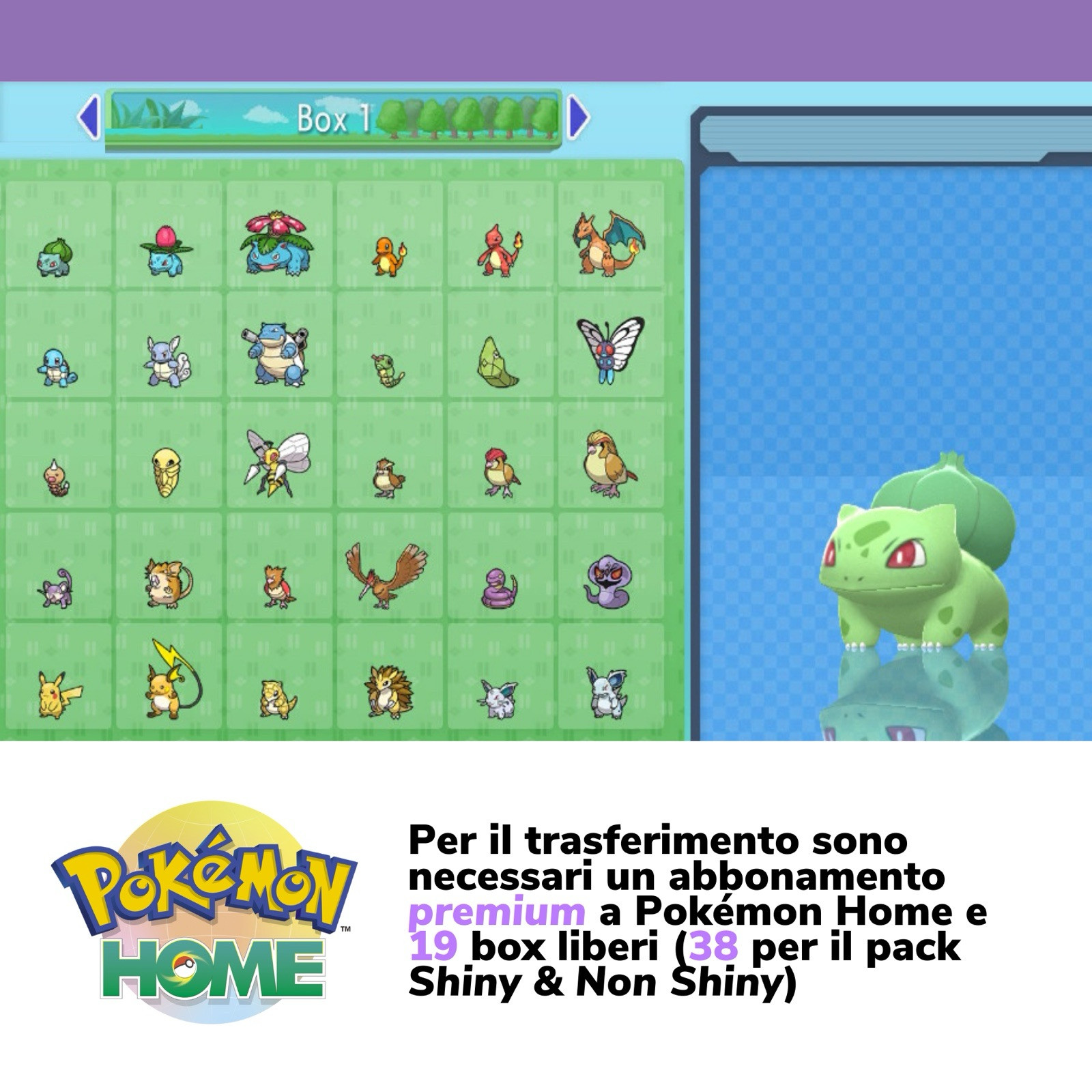 Pokémon HOME Shiny Living Dex Diamante Splendente Perla Lucente Pokedex completo