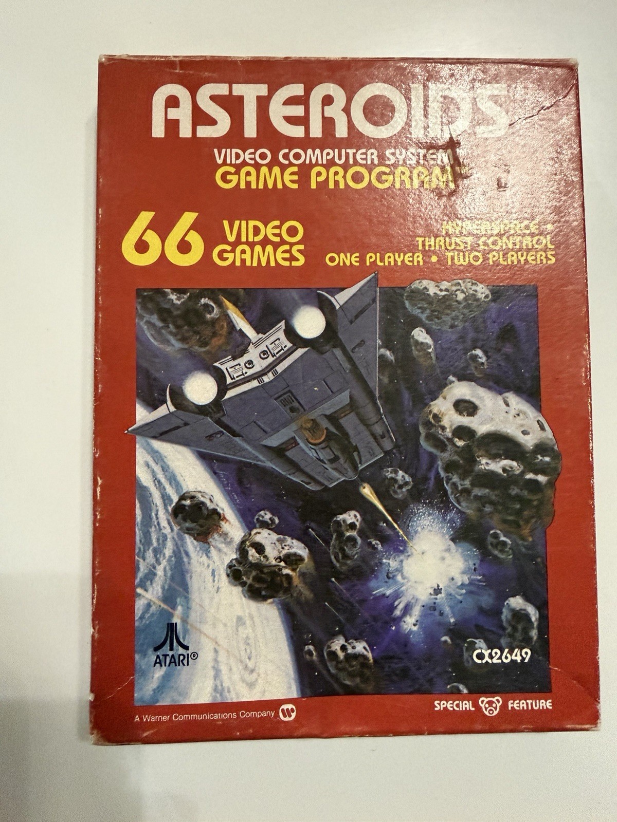 Asteroids 1981 COMPLETE w/box, Manual And Game