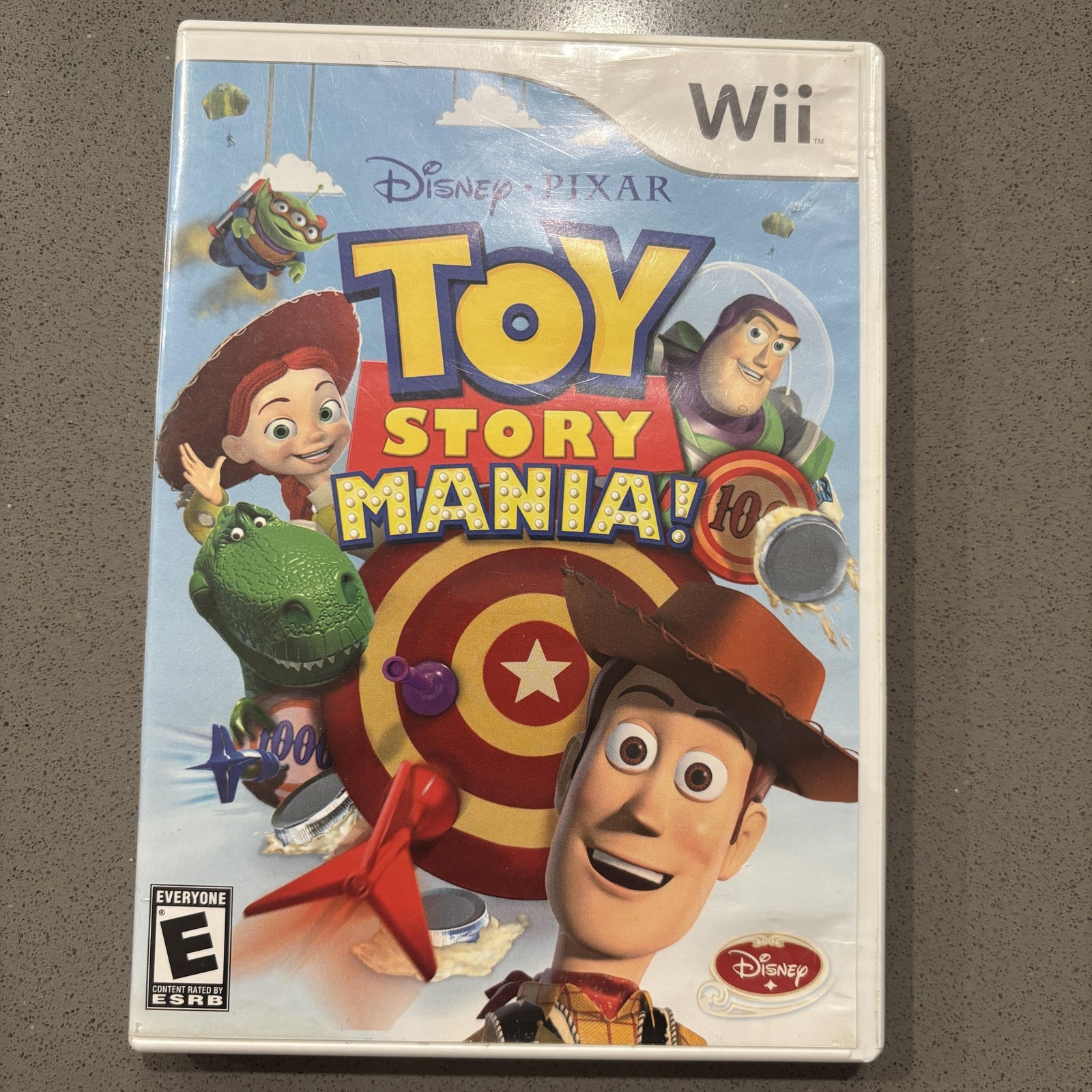 Toy Story Mania Nintendo Wii Video Game Complete Disney Pixar Family Party