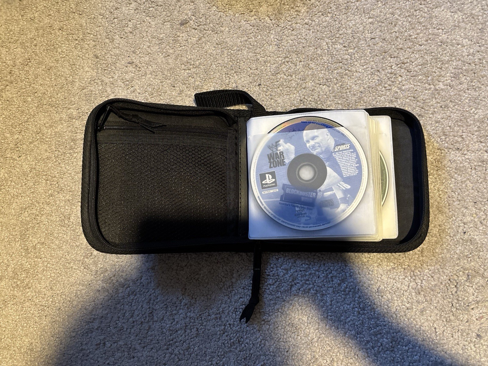 PlayStation 1 20-Pack Carrying Case + LOT OF 12 Games Sony PS1, Disc Only