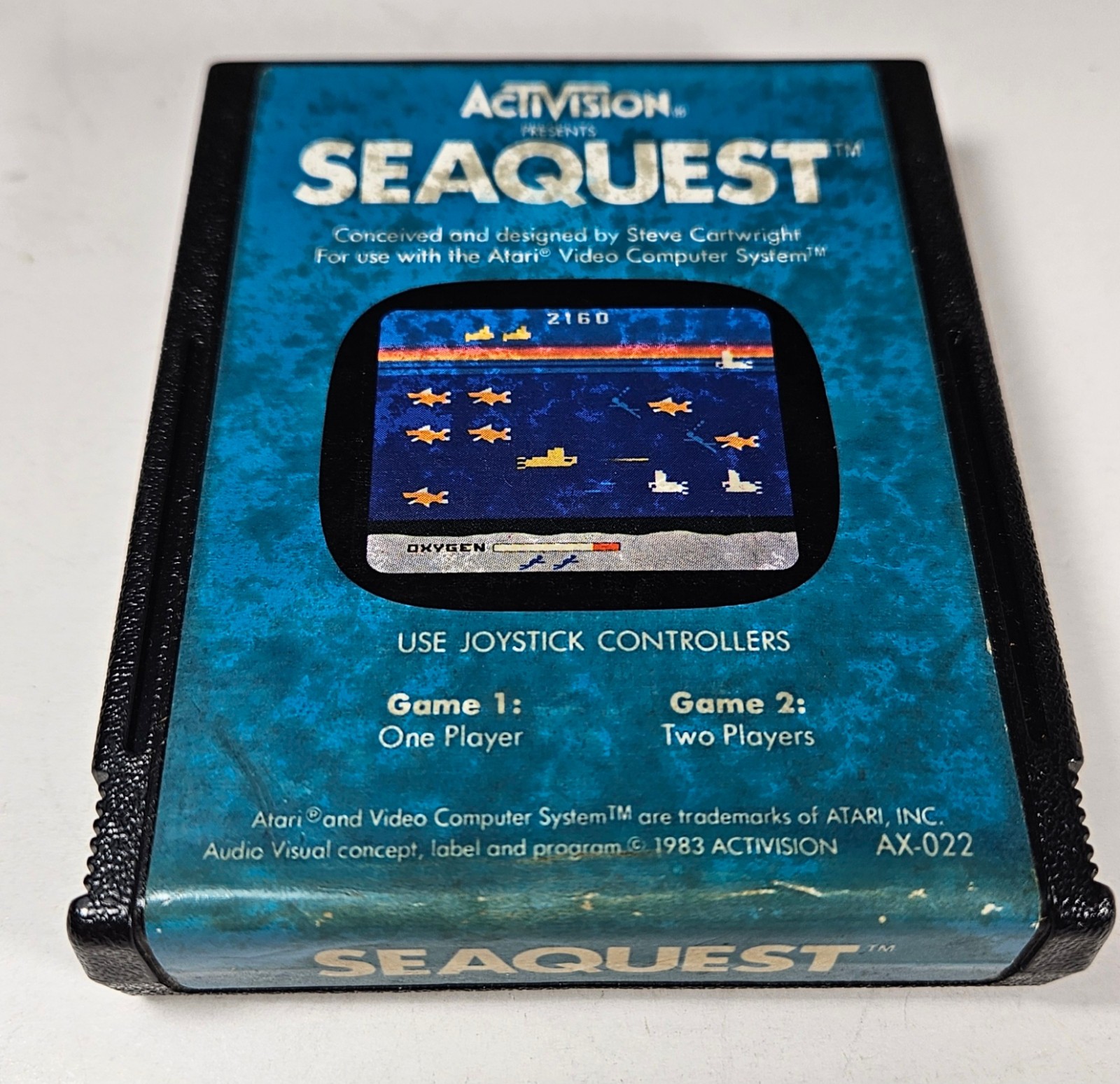 Atari 2600 Seaquest with Manual – 1983 Activision – Tested and Works