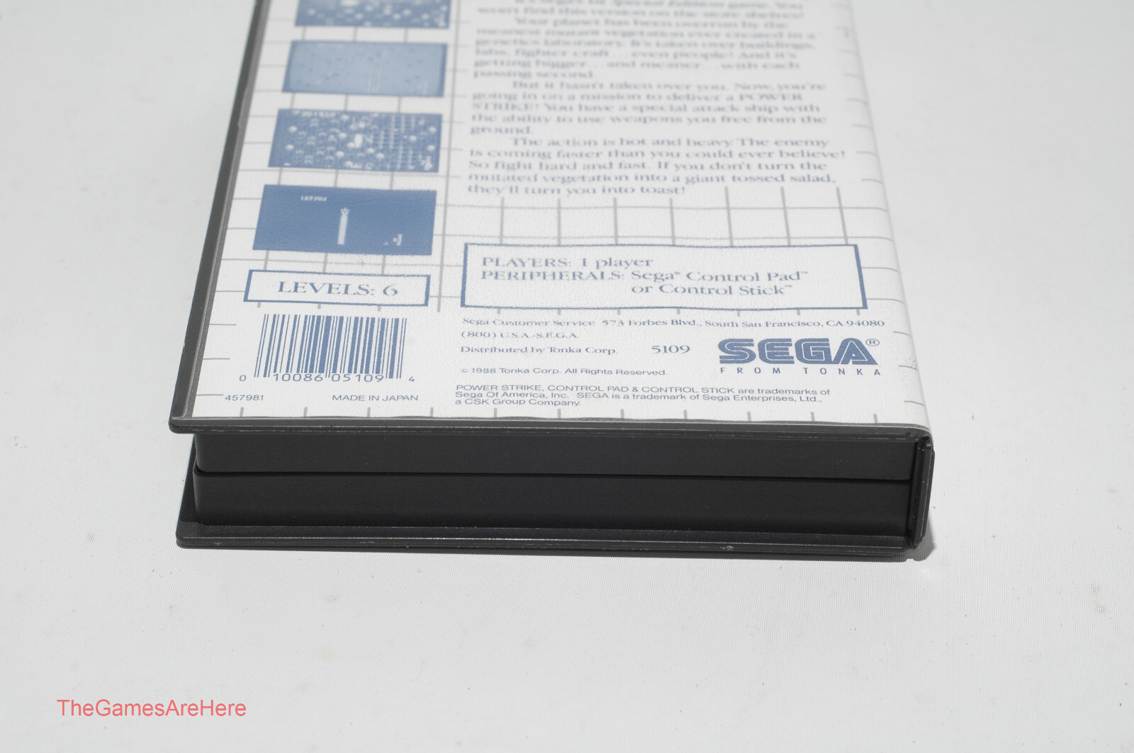 Power Strike – Sega Master System 1988 Mail Order Version