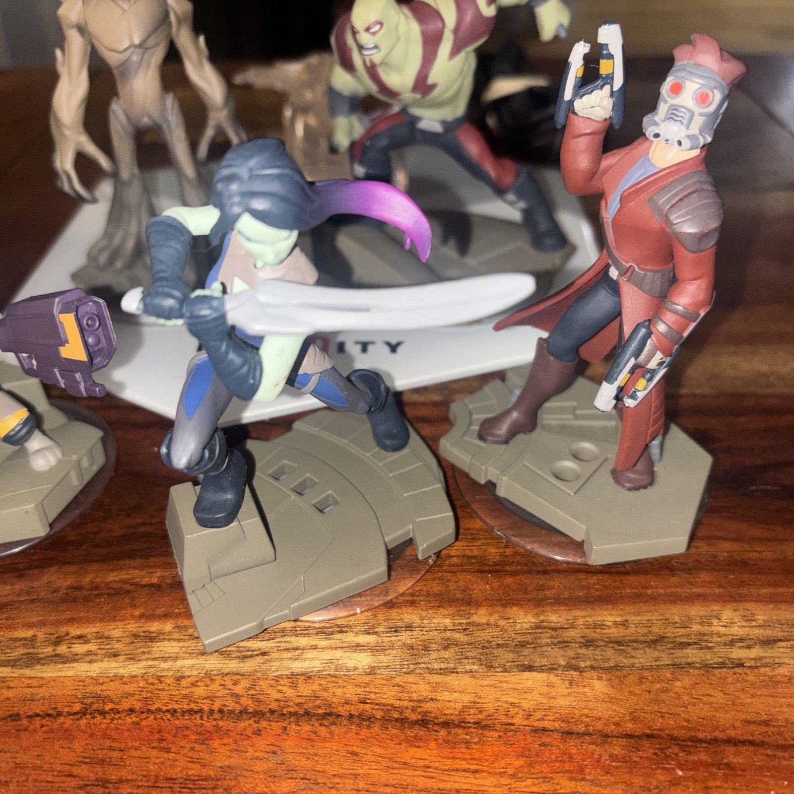 Disney Infinity 2.0 Guardians of the Galaxy Lot Of 6 & Base Free Ship