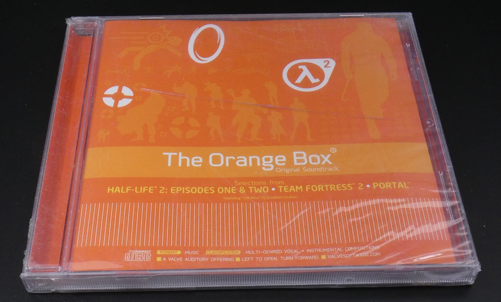 THE ORANGE BOX Soundtrack CD To Half-Life 2 Team Fortress 2 Portal NEW SEE NOTES