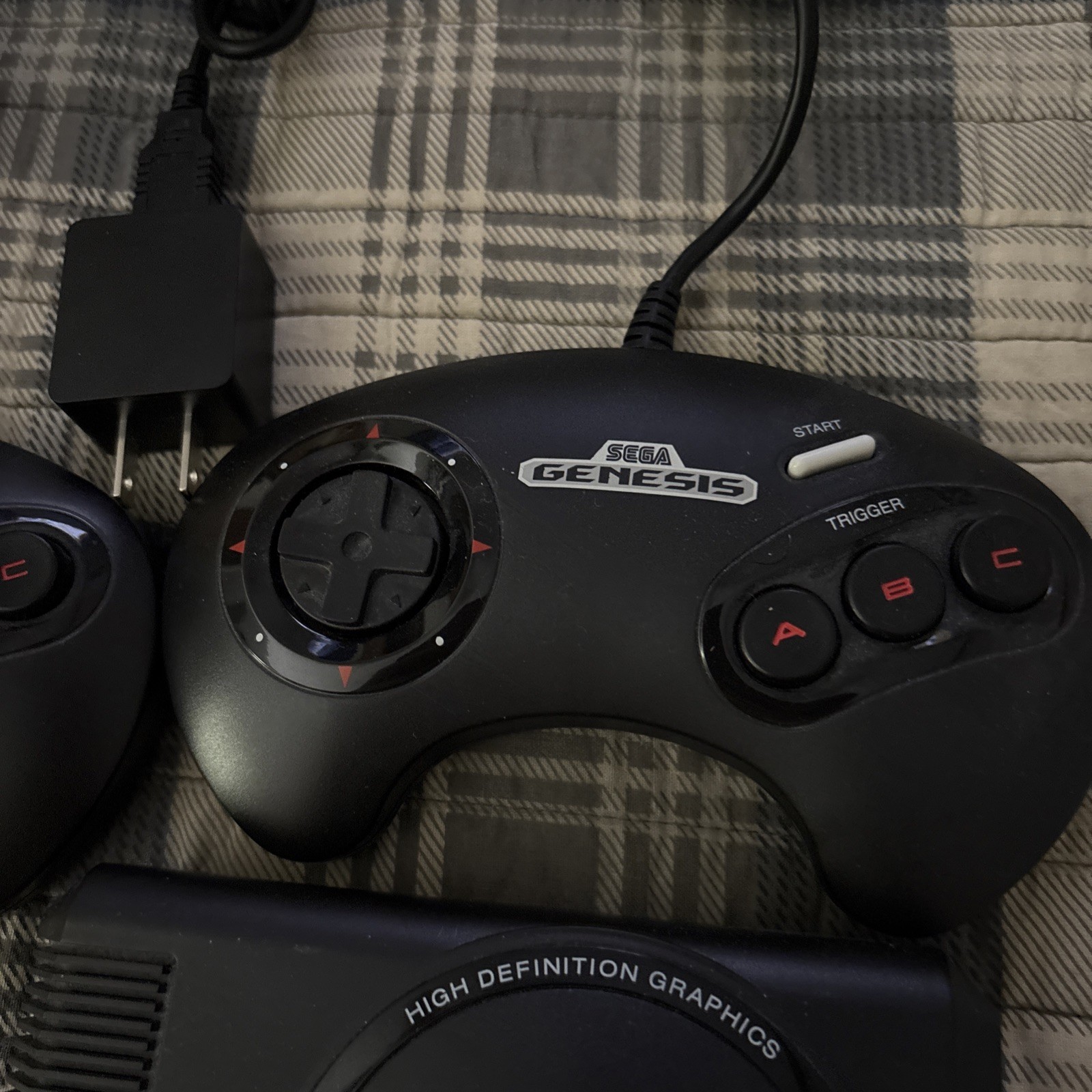 Sega Genesis Mini Classic Console 16 Bit MK-16000 W/ 2 Controllers & power cord