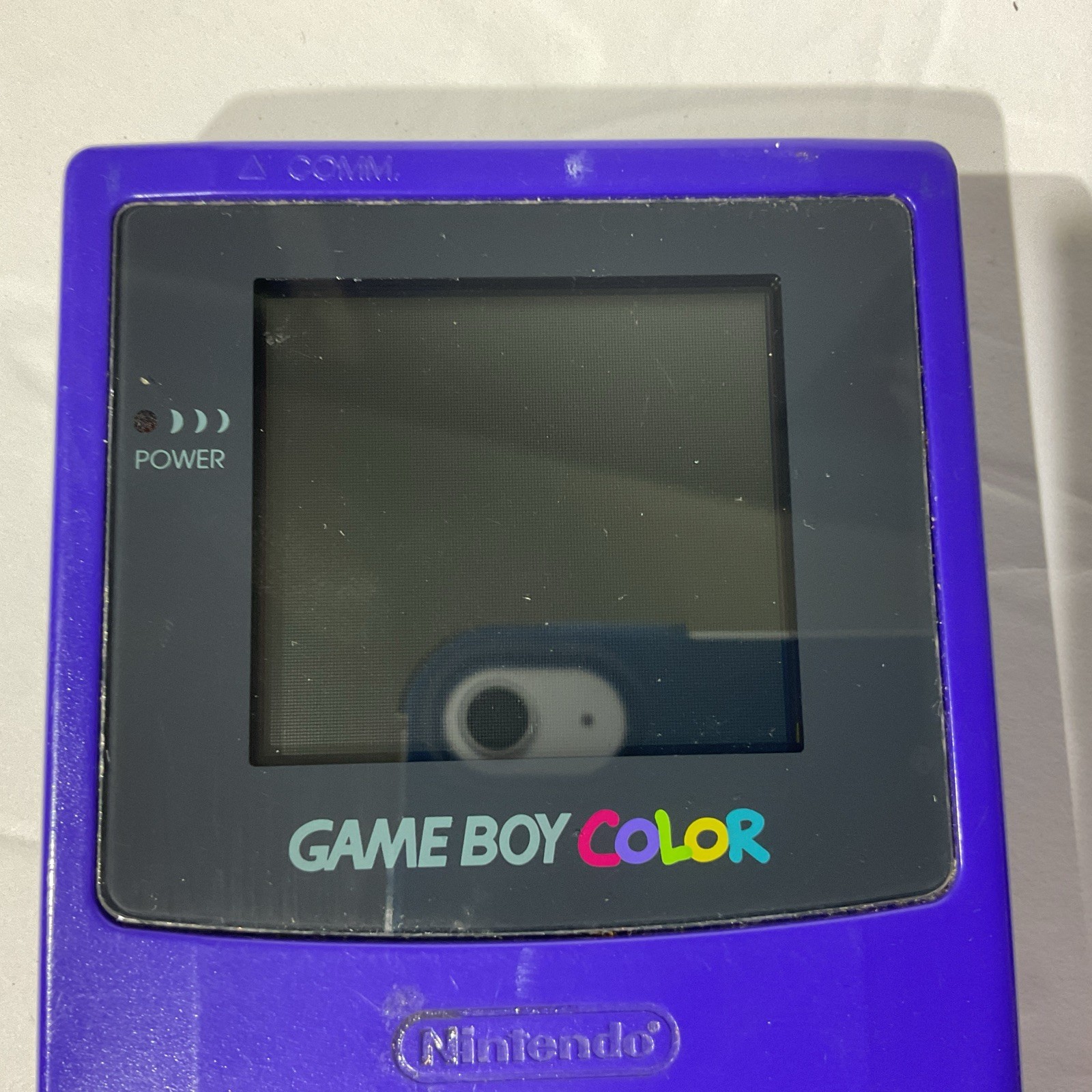 Nintendo Game Boy Color CGB-001 Handheld System Purple w/ Headphone Jack