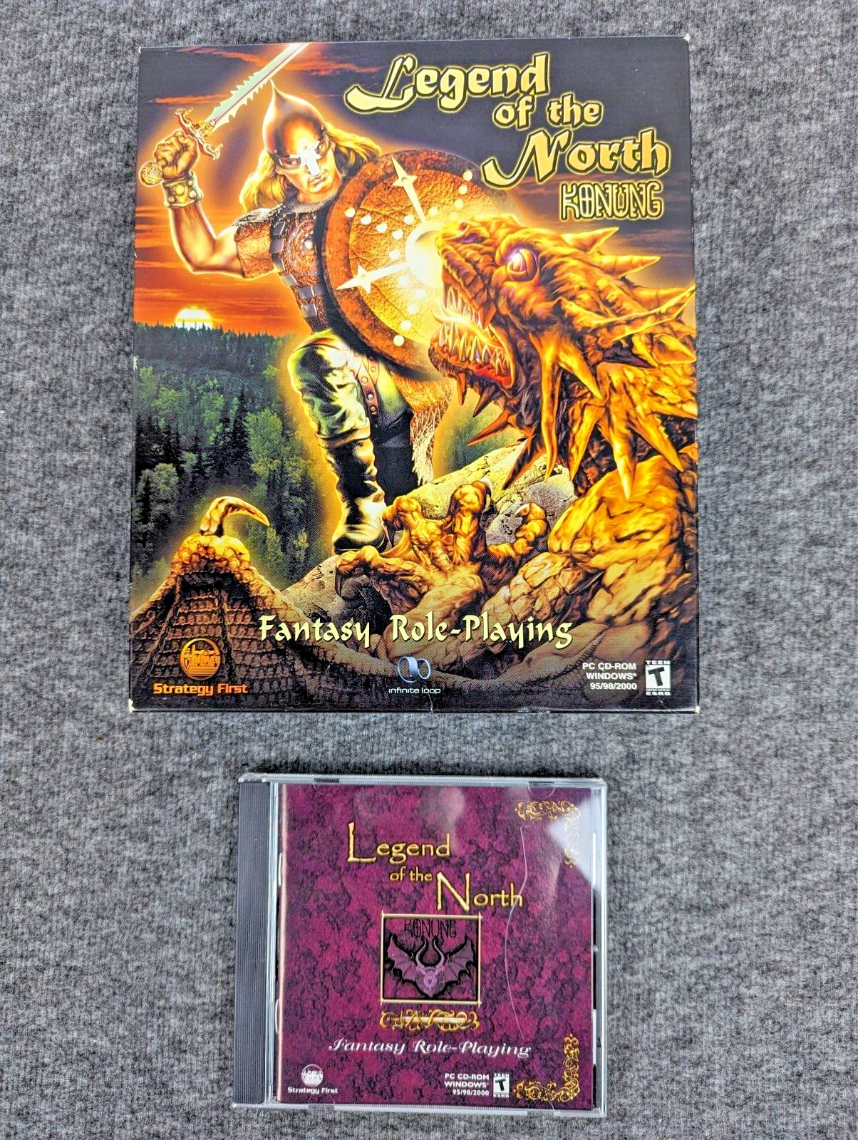 Legend of the North: Konung CD-ROM PC Game – Fantasy Role Playing Big Box