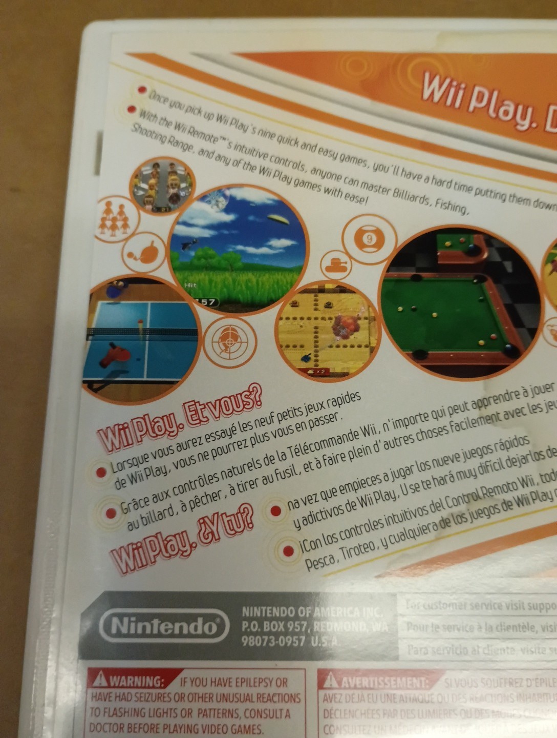 Wii Play – Complete Nintendo Wii Game w/Manual – Tested/Works