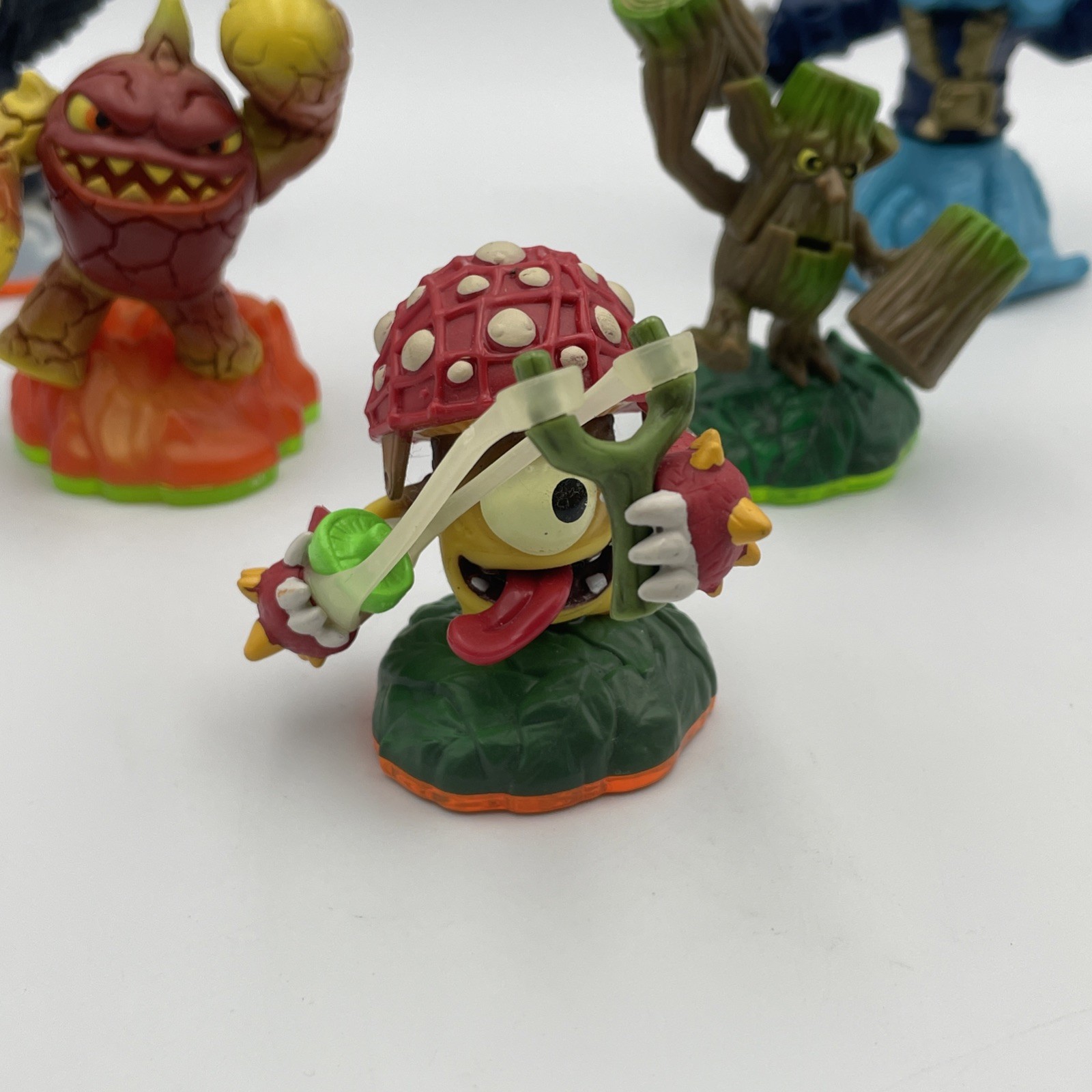 Lot of 4 skylanders Stump Smash Eruptor Shroomboom Sonic Boom