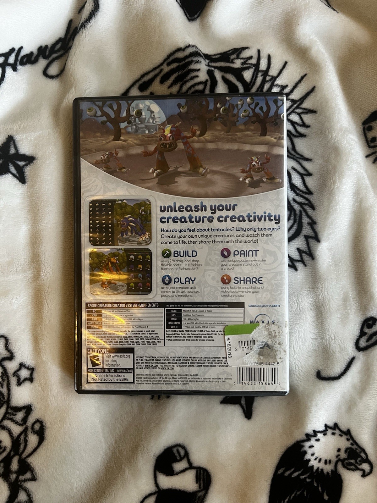 EA Spore Creature Creator PC/Mac 2008 Disc [GAME KEY INCLUDED]
