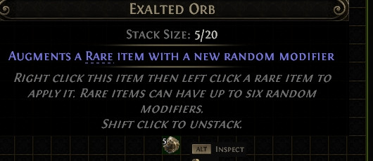 10000x Exalted Orb Return of the Ancients League Path of Exile 2 POE 2