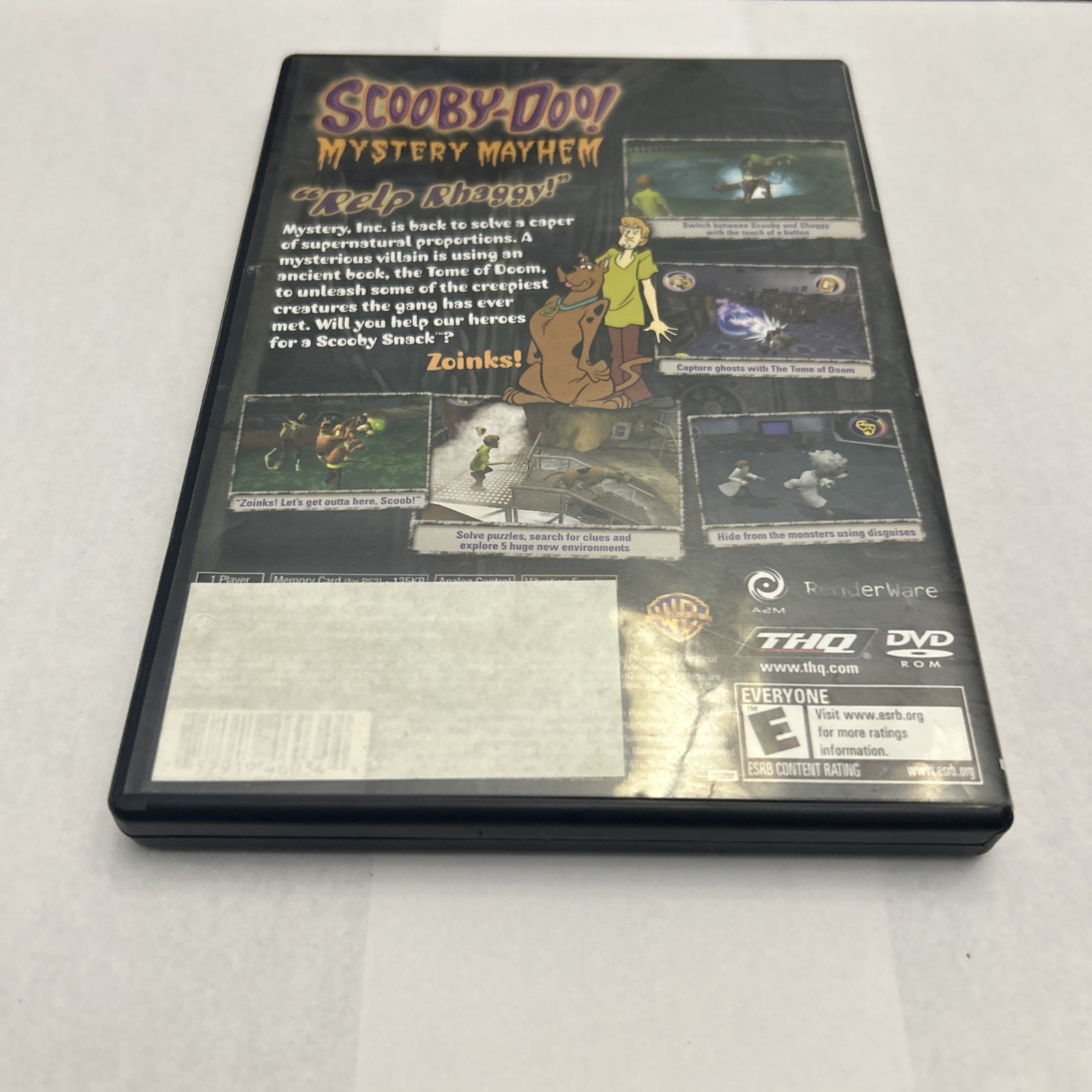 Scooby-Doo Mystery Mayhem Sony PlayStation 2 Tested And Working