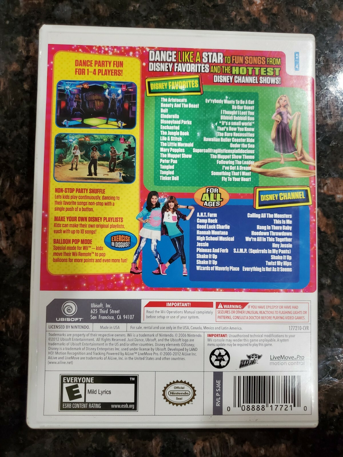 Just Dance: Disney Party – Nintendo Wii Game Complete