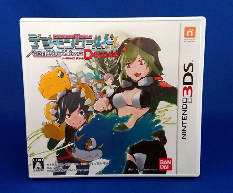 Lot 2 Digimon universe app Monsters & World Re: Digitize Decode set Nintendo 3DS